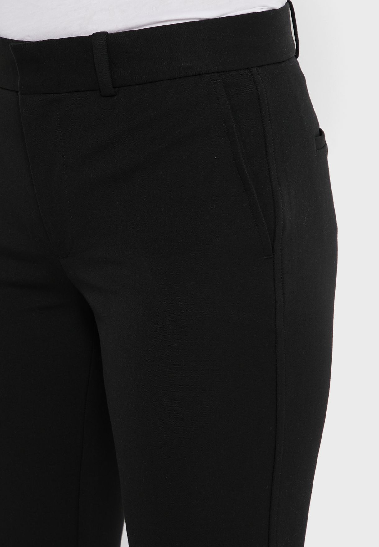 Black Ralph Lauren High Waist Women's Pants | 8491-YEHQX