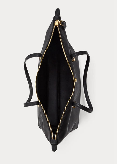 Black Ralph Lauren Nylon Small Women's Tote Bags | 1830-UPXAC