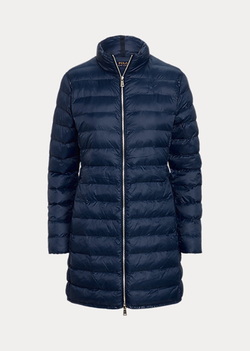 Blue Ralph Lauren Packable Quilted Taffeta Women's Coats | 8654-YUHQK