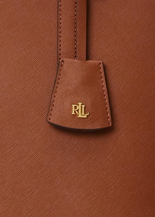 Lauren Tan Ralph Lauren Crosshatch Leather Large Clare Women's Tote Bags | 1295-YHGWV