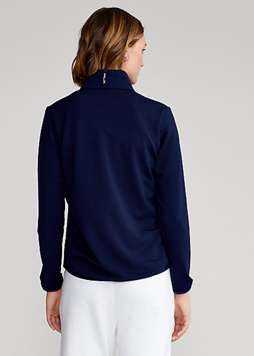 Navy Ralph Lauren Hybrid Full-Zip Women's Jackets | 4083-SDACO