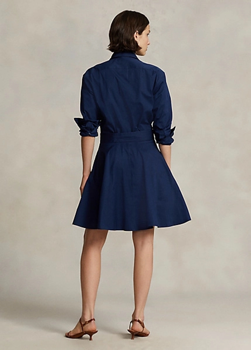 Navy Ralph Lauren Paneled Women's Dress | 2157-VFKEY