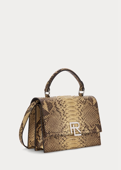 cCopper Ralph Lauren The Python RL Top Handle Women's Crossbody Bags | 3594-QSVNU