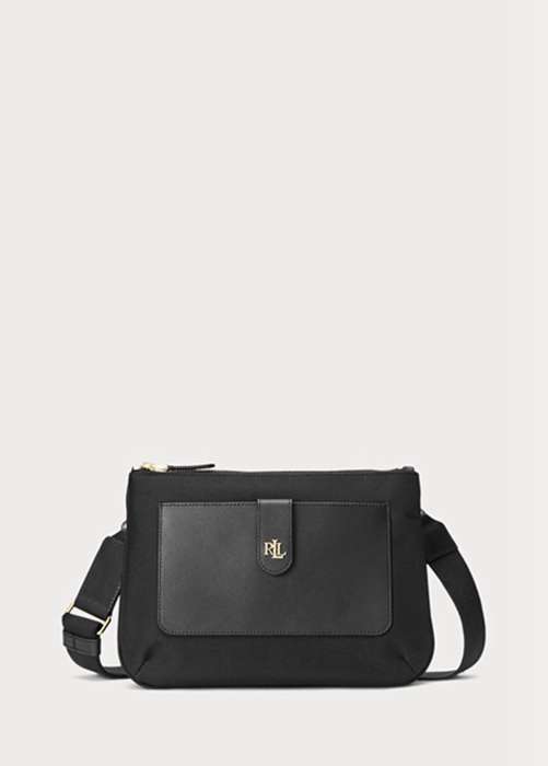 Black Ralph Lauren Oxford Medium Jamey Women's Crossbody Bags | 0745-DBHEG