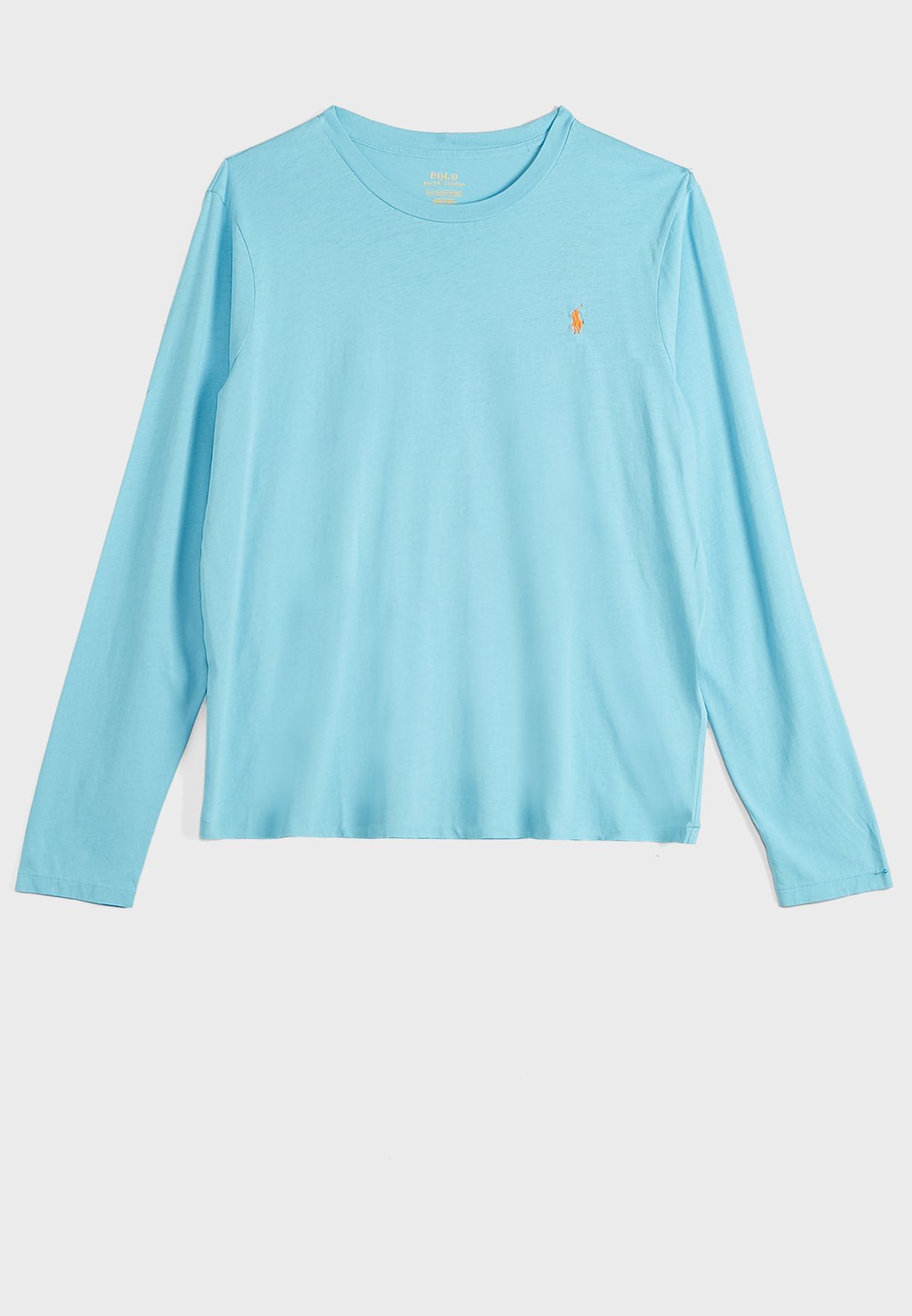Blue Ralph Lauren Crew Neck Women's T Shirts | 2761-UGQNO